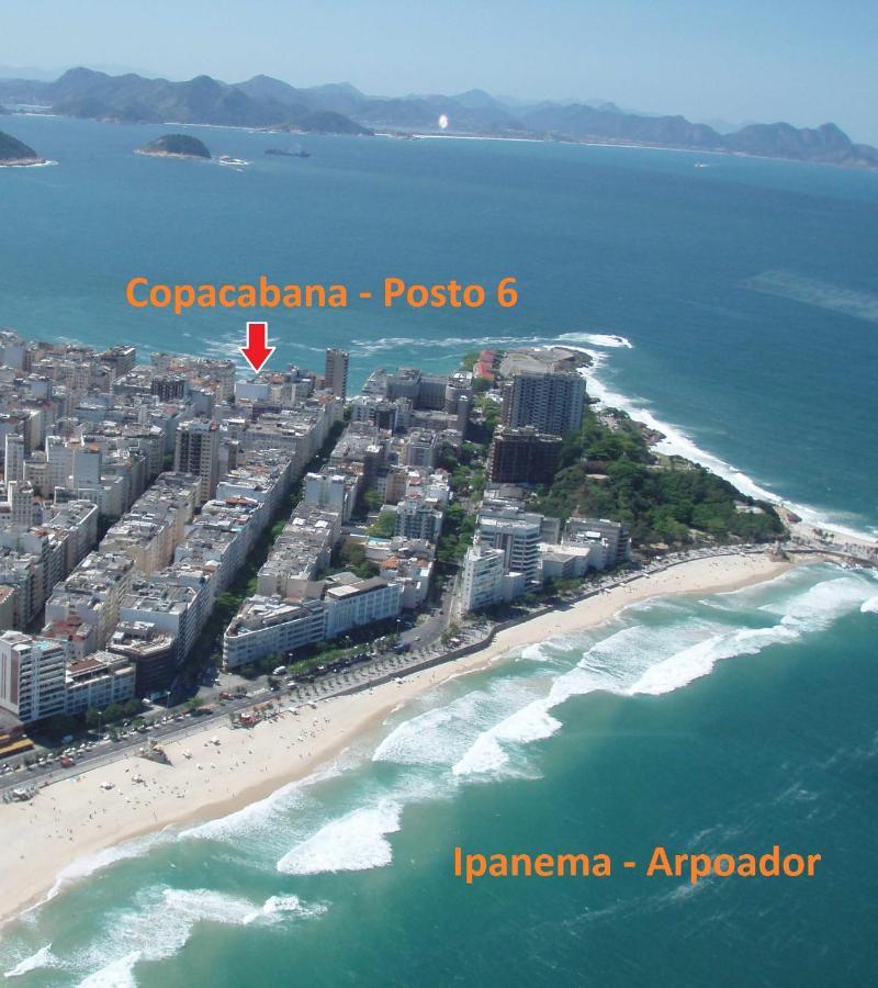 Appartement Pe Na Areia Na Quadra Copacabana Localizacao Rio Wifi 100mb *